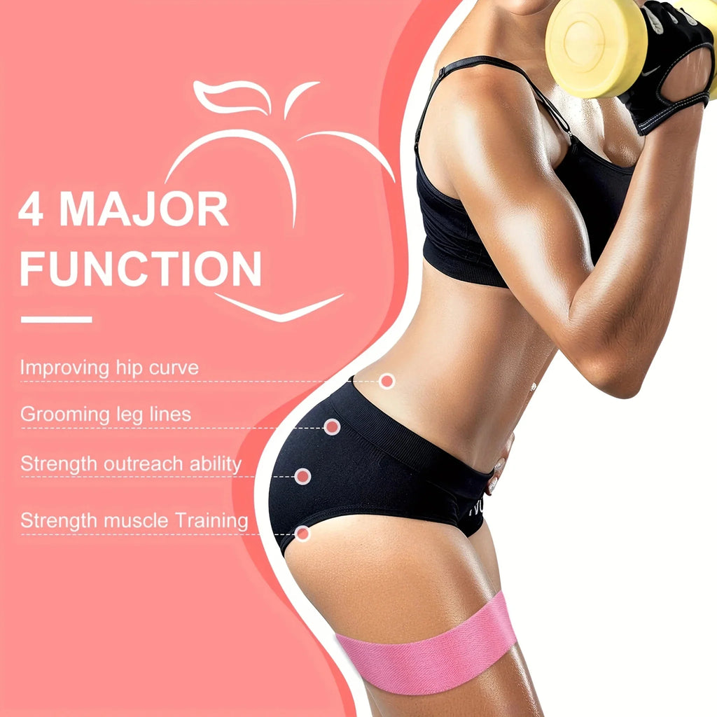 Fabric Resistance Hip & Booty Bands – Glute & Thigh Squat Circle Loops
