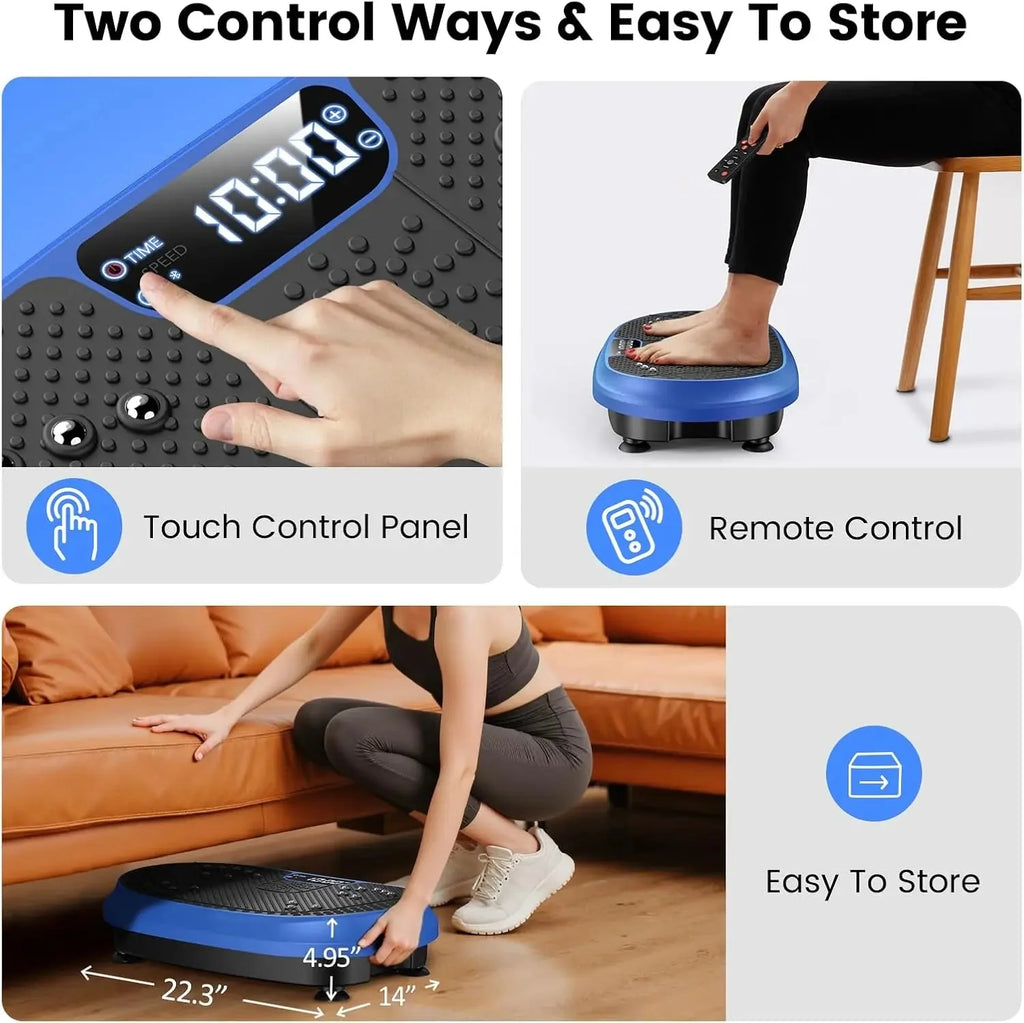 Vibrating Fitness Platform – Full Body Shaker Workout with Bluetooth